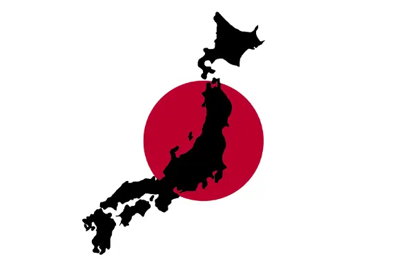 Flagge von Japan