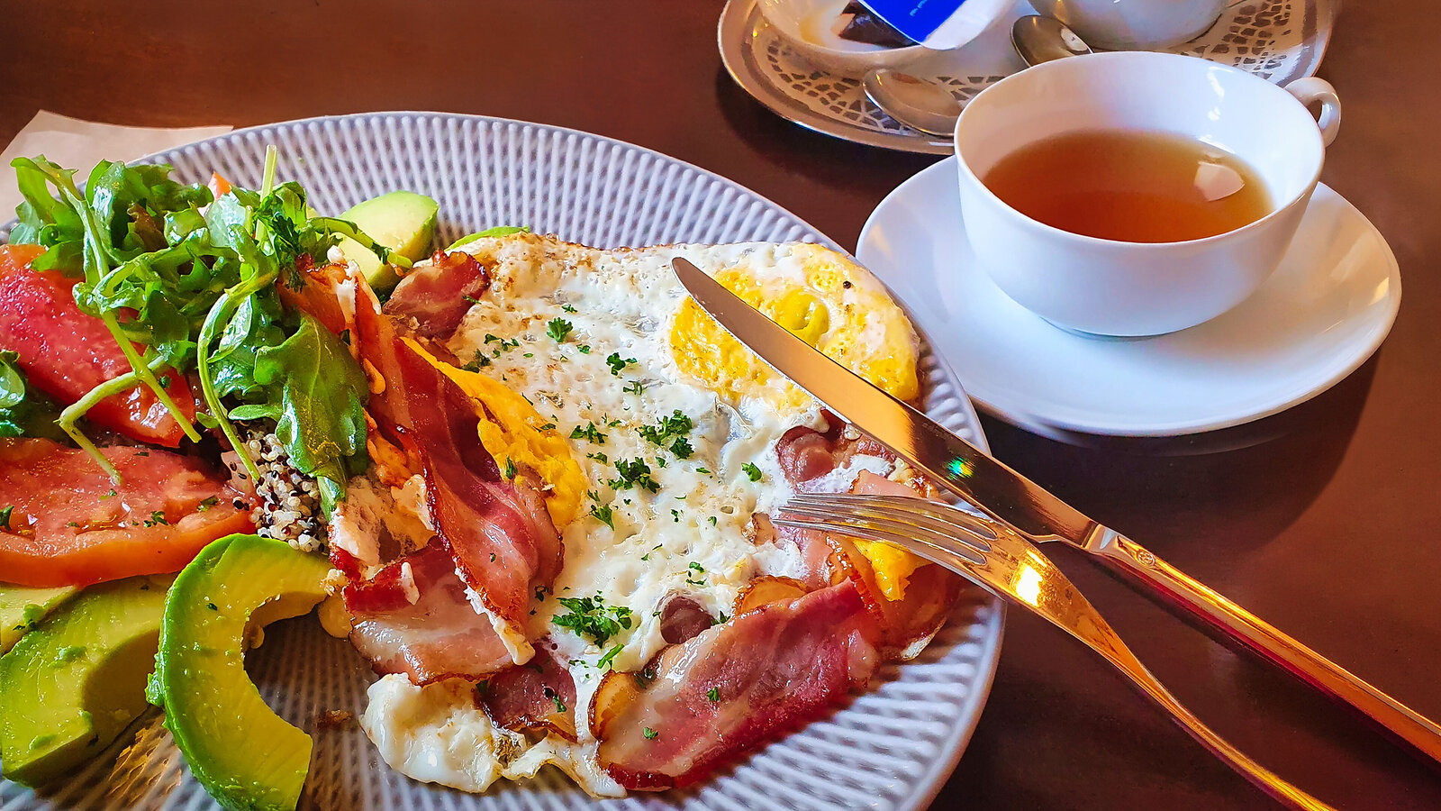 A bissl Pfann’, a bissl Grünzeug