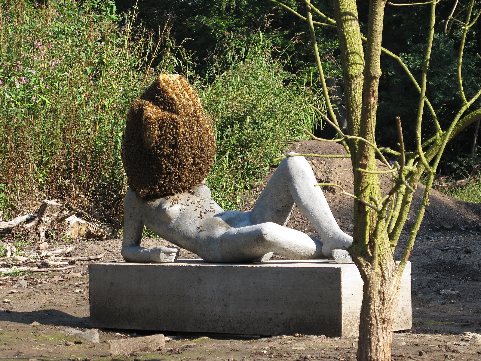 Skulptur des französichen Künstlers Pierre Huyghe
